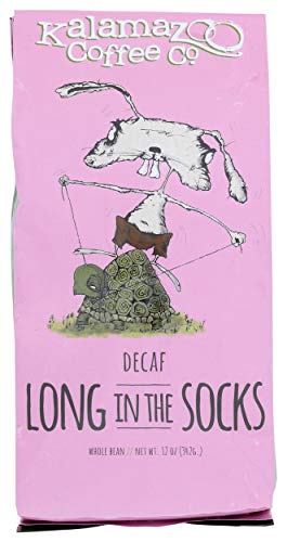 KALAMAZOO COFFEE COMPANY Decaf Whole Bean Coffee - Long in the Socks Medium Roast