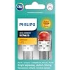 Philips Automotive Lighting 1157ALED Ultinon LED (Amber), 2 Pack
