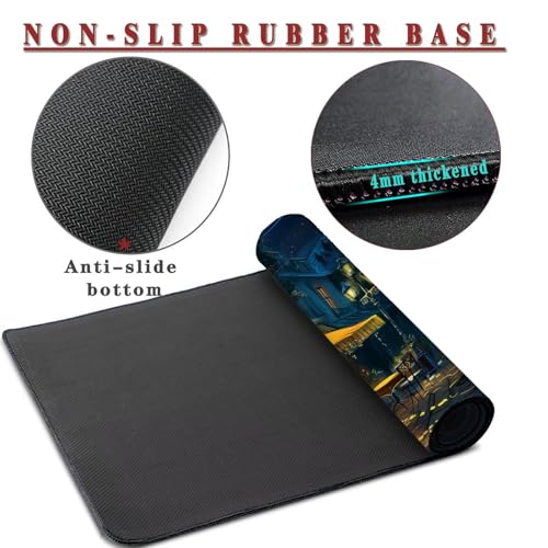 Tapis de souris gaming XL imperméable pour une glisse fluide et haute précision