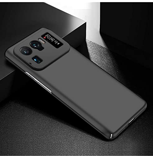 Image of Mobile Back Cover Case for Xiaomi Mi 11 Ultra (Silicone Case|CameraProtection|Black SC1510)