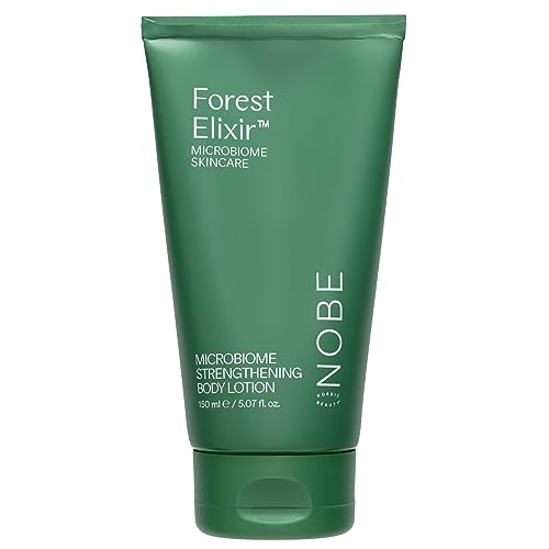 NOBE Stärkende Körperlotion – Ecocert-zertifizierte vegane Lotion für trockene Haut, unreine, feuchtigkeitsspendende Körpercreme für alle Hauttypen – Forest Elixir Microbiome Cream, 150 ml