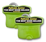 The Original Fat Ivan Fold Up Doorstop Wedge with Magnet - for Moving Office Home or School - Great for Police, Admin, Firefighters and Any time You Need a Door to Stay Open Green JR 2 Pack