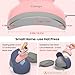 Calogy Hat Press Heat Machine for Caps, Mini Portable Hat Heat Press with Timer, Max 410℉,Precision Temp Control ±5℉, Fast & Evenly Heating Curved Plate 2.76 * 6.3in for 6 1/2-8 hat，21-26 Girth（Pink）
