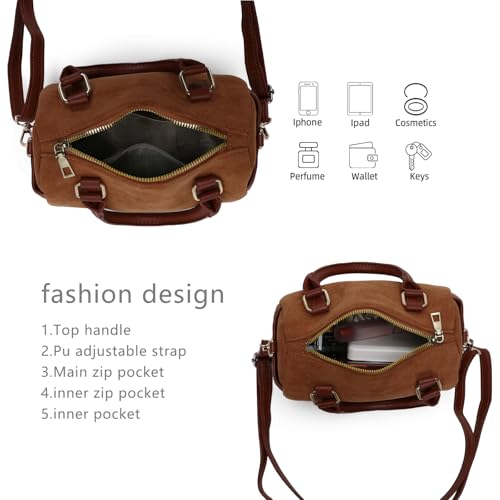 Bolso Pequeño de Ante Sintético para Mujer miniatura 6