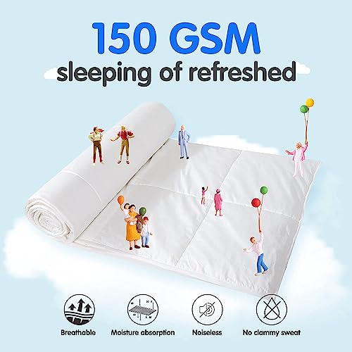 Your Moon Luxurious Lightweight Wool Comforter King Size For Summer, 100% Natural Australian Wool Duvet Insert, Hypoallergenic Premium Wool Filled Comforter thumb #1