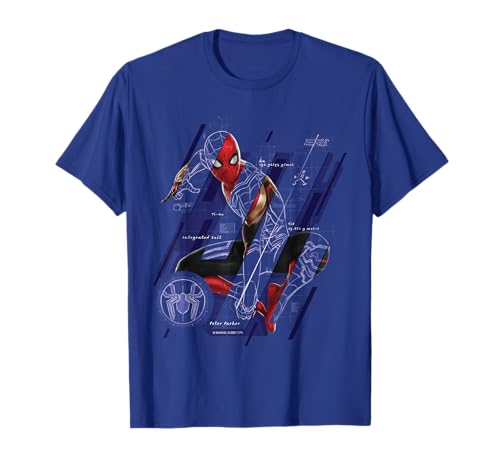 T-shirt Marvel Spider-Man No Way Home pour homme fan de l'univers Spidey Tech