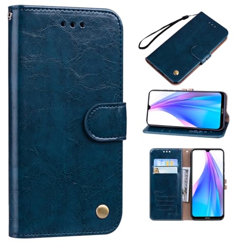 Jiajihua Cover Compatible with Samsung Galaxy S III i9300,Compatible with Samsung Galaxy S III i9300 PU Leather Wallet Card Holder Flip Stand Magnetic Buckle Phone Case Blue -  YLW-SM S III-Blue