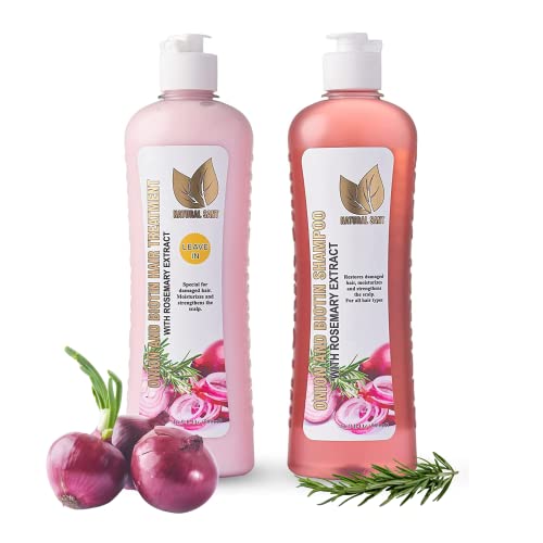 NATURAL SANT Onion Biotin and Rosemary Shampoo & Remedy Set for