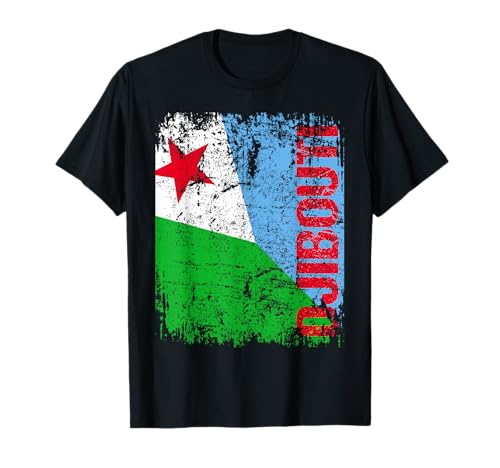 DJIBOUTI Drapeau | Hommes Femmes Enfants DJIBOUTI T-Shirt
