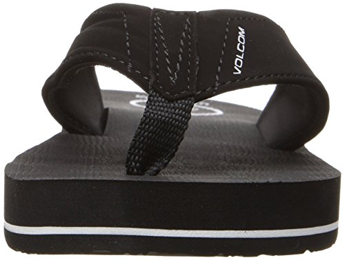 Volcom Big Kids Unisex Victor Flip Flop Sandal Black 5 Big Kid #TOP1