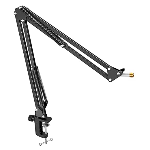 FIFINE CS1 Scissor Microphone Boom Arm Stand for Gaming Recording