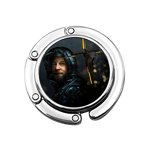 Preisvergleich Produktbild Death Stranding Faltbare Handtaschenhaken, 2er-Set Kleiderbügel klappbar Tischaufhänger Halter Damen Tasche Aufbewahrung