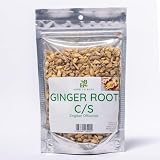 Herb To Body Ginger Root C/S - Zingiber Officinale, Cut & Sifted Dried Ginger Root for Ginger Root Tea, Culinary Recipes, Baking, Herbal Infusions, and Smoothies, Resealable Pouch, 4oz