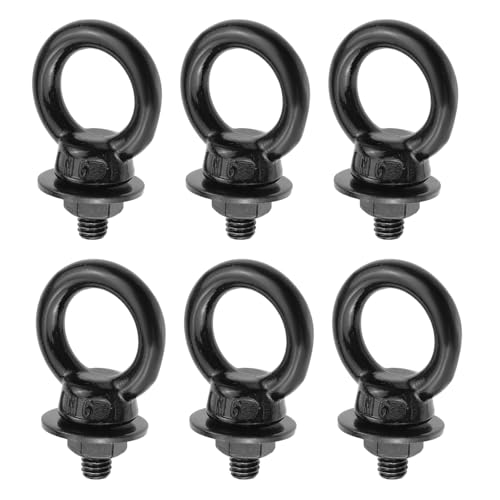 Image of Antrader M6 Eye Bolts with Nuts for DIY,Furniture,Swing and Outdoor Use | Anti-Rust And Corrosion-Resistant,Heavy Duty for Hang Tie Down Outdoor