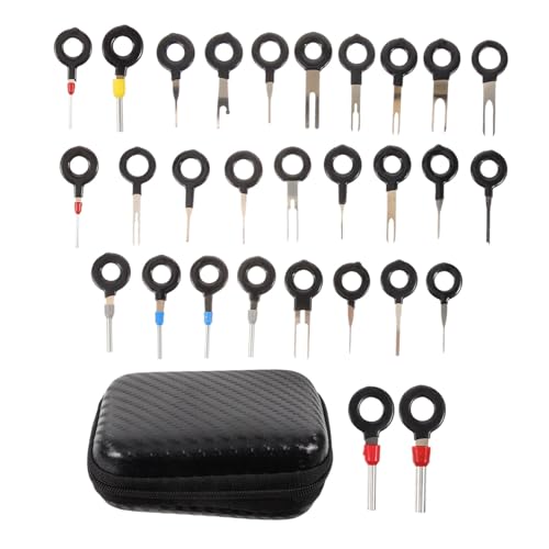 SOESFOUFU 82pcs Electrical Pin Removal Tool Kit Professional Auto Terminal Removal Tools Versatile for Efficient Wire Connection Disassembly User Friendly Design for Various Needs