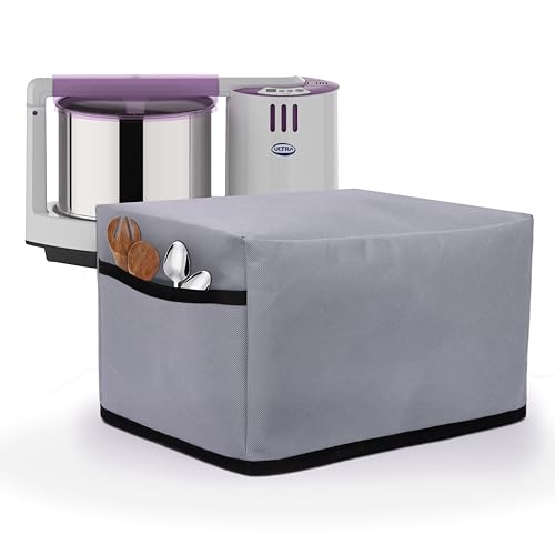 Image of Crasome Dust Proof Water Resistant Kitchen Wet Grinder Cover for 2 Litre Table Top Ultra Grind+ Gold - Grey