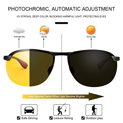 Image of YIMI Men's Semi-Rimless Sunglasses (Pack of 1)