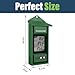 Digital Max Min Thermometer - Monitor Max and Min Temperatures with This Handy Greenhouse Thermometer Garden Accessories Easily Wall Mounted Maximum Minimum