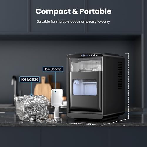 Electactic Máquina de Hielo Luna 28Lbs/24H 16 Cubos 6 Min miniatura 7