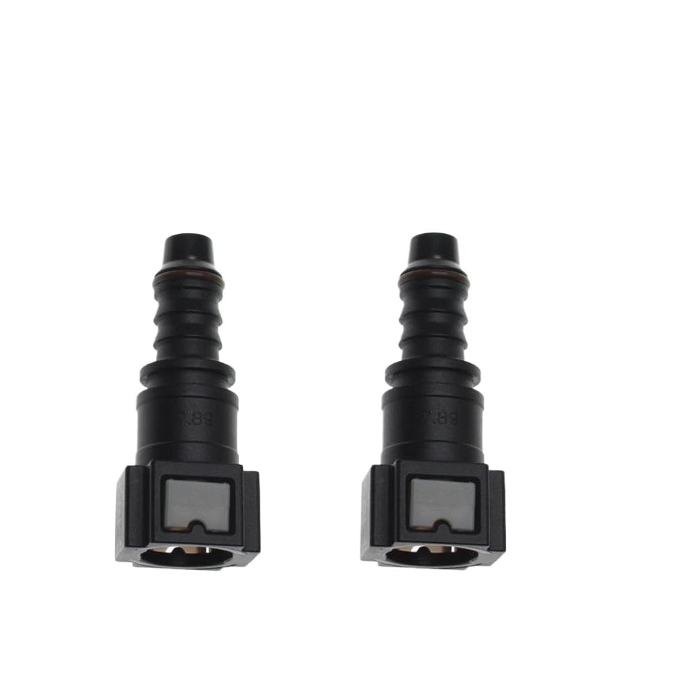Rxhdumkkxs 2 Pcs Fuel Line Hose Coupler Quick Release Connector 2/5/10X 7.89 Id8 180° Compatible With Carburetor(2 Pcs)