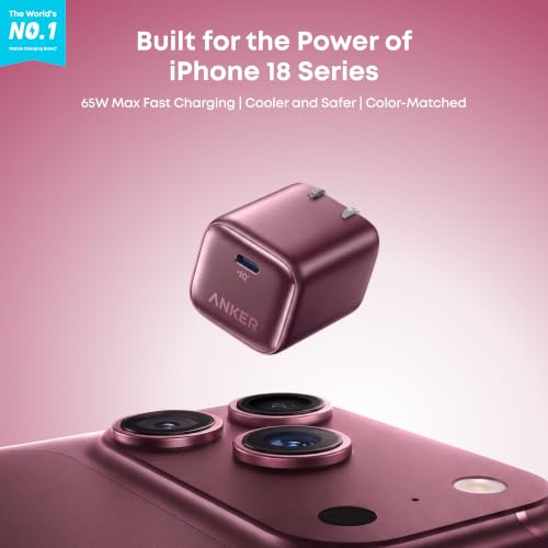 : Anker Nano Charger Neo, Dynamic 45W - 65W USB C Charger Block with 65W Max (White/Black) - image 2