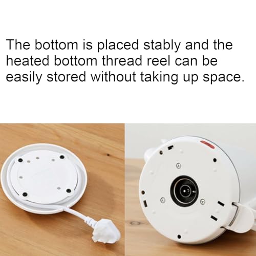 Hervidor Eléctrico de Acero Inoxidable 1L Blanco miniatura 7