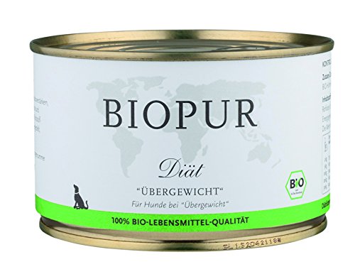 Bio Diät-Hundefutter bei Übergewicht für Hunde 6x400g