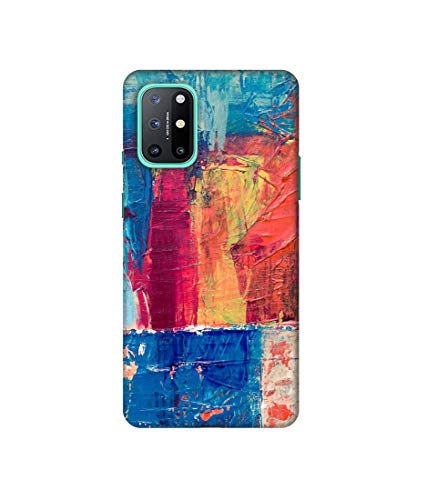 Image of Amazon Brand - Solimo Designer Randam Color Mixing 3D Printed Hard Back Case Mobile Cover for OnePlus 8T