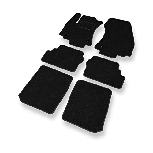 Mossa Tapis de Sol adapté pour Opel Zafira A (1999-2005) - Noir