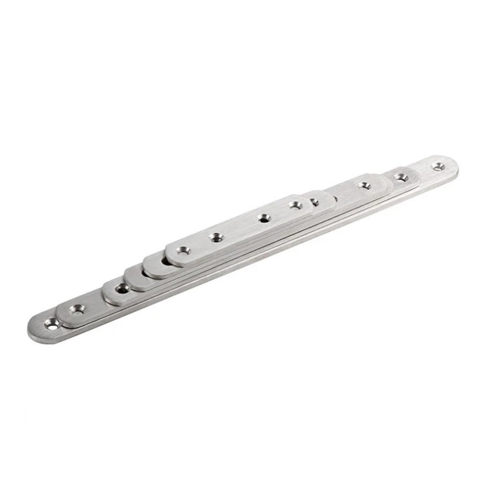 Placa de conexión de fijación for reparación de muebles, soporte recto de acero inoxidable(300x25x4.0mm)