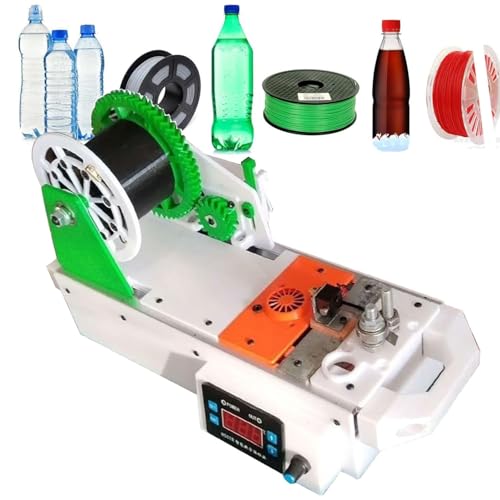 Desktop Filament Maker Wytłaczarka, Recykling butelek PET do 1.75mm PLA ABS PVA Filament, Automatyczna maszyna do recyklingu DIY, Kompaktowa cicha konstrukcja