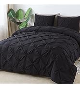 Litanika White Queen Size Pinch Pleat Duvet Cover Set Soft Microfiber Bedding with Zipper & Corner Ties Top Rated & Best 41mU %2BgrgBS. AC SR166,182