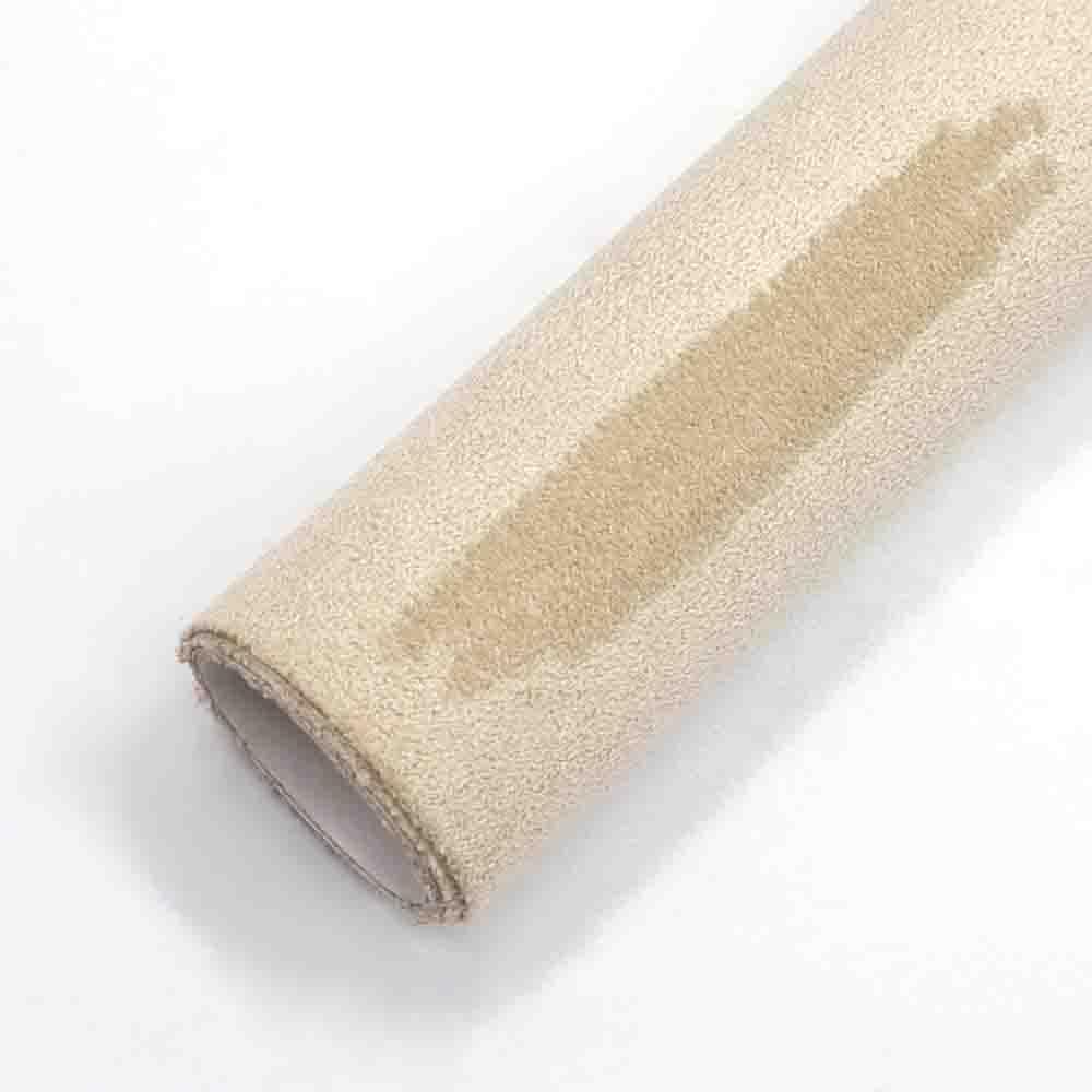 Peel-and-Stick Suede Headliner Fabric, Soft Touch Cloth for Car Sun Visor & Center Console (Beige White,20x30cm)