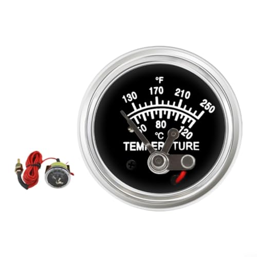 Evita sobrecalentamientos con el medidor de temperatura del agua 40-120C para motores de 12V 24V