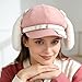 JIAHG Sweet Puppy Ears Beret Hat Cute Bunny Animal Ear Lolita Cabbie Cap Adjustable French Painter Y2K Fashion Beanie Cap for Women Halloween Cosplay Costume Accessories