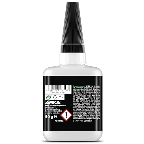 Flüssiger Pflanzenkleber Aquarium 50 g – für Moos, Pflanzen, Wurzeln & feine Spalten – starke Kapillarwirkung, präzise Dosierung und sichere Haftung im Aquascaping – ARKA Plantscaper