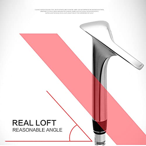 Golf Irons 50 52 54 56 58 60 62 64 Degree Golf Sand Wedge Pitching Wedge Cnc Stainless Steel Golf Club Men's Second Wedge (Silver, 60°) #TOP6