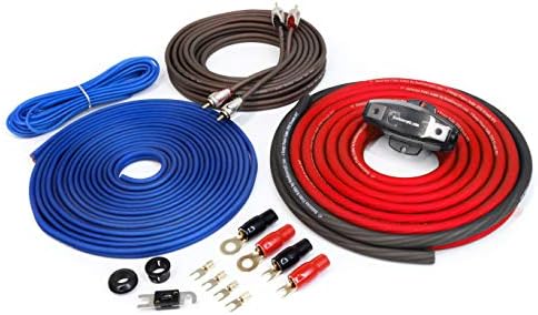 Kolossus 4 Gauge OFC Amplifier Installation Kit - Red