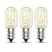 EASYIVY E14 Backofenlampe, Bis 300°C Backofen Glühbirne Dimmbar, 2700K Warmweiß SES Salzlampe Glühbirne, E14 Kühlschranklampe für Mikrowelle, Dunstabzugshaube, Nähmaschine 3 Stück
