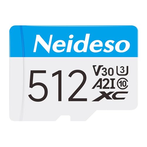 Neideso 512GB Memory Card, Full HD, SD Card