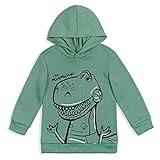 Disney Toy Story's Rex Toddler Boys Fleece Pullover Hoodie Green 3T