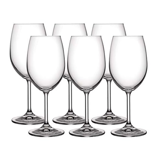 Taças Para Vinho Branco Bohemia Transparente