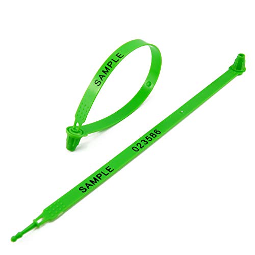 Leadseals(R) 1000 Plastic Truck Door Seal Tamper Evident Tite-Lock Security Tags Numbered Safty Disposable Locks For Trailer Logistics Transport Package Shipping #TOP3