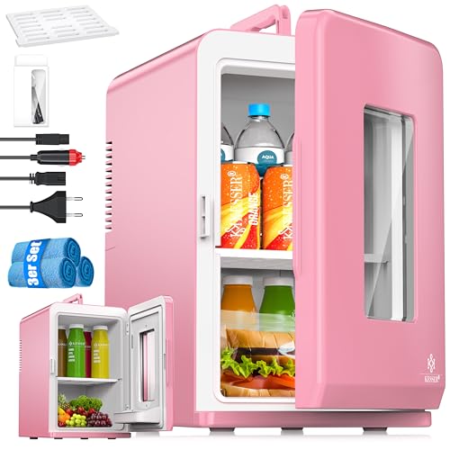 KESSER® Mini réfrigérateur 2 en 1 | Glacière | Capacité de 15 litres avec Fonction de...