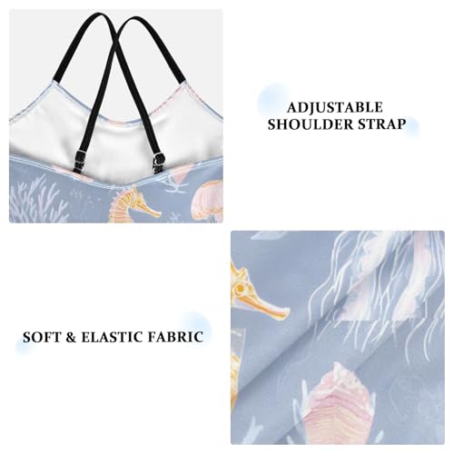 Underwater Animal Girls One Piece Swimsuits Summer Quick Dry Beach Bathing Suit4