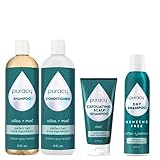 Puracy Hair Care Set with 4 Products - Puracy Daily Shampoo (12 Oz), Puracy Conditioner (12 Oz), Puracy Dry Shampoo (6 Oz) and Puracy Scalp Exfoliator (6 Oz) For All Hair and Scalp Types