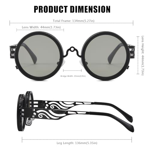 Long Keeper Adjustable Tint Sunglasses Men Women Round Polarized Sunglasses 1-9 Gear Glasses for Hiking Driving Fishing Beach2