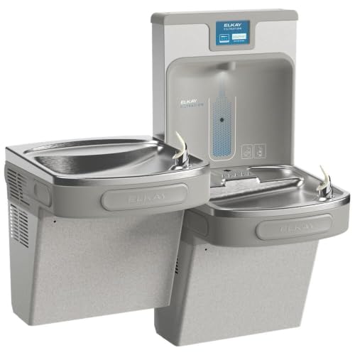 Image of Elkay LZSTL8WSLP ezH2O Enhanced Filtered Bottle Filling Station w / Fountain
