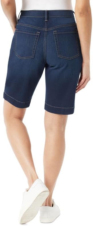 Gloria Vanderbilt Women's Amanda 11" Bermuda Denim Shorts (Hewlett, 6) - Image 2