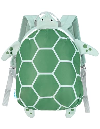 Juicy Bumbles Petit Sac A Dos Enfant Maternelle Garcon - Sac A Dos Bebe Garcon - Sac Creche Bebe Garcon 2 ans à 5 ans - Cartable Maternelle Garcon Tortue